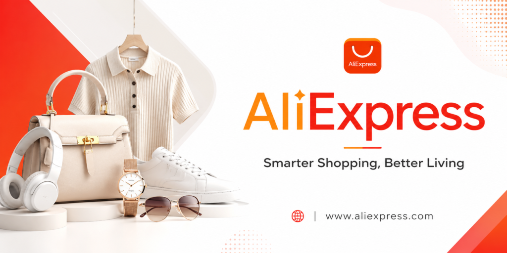 AliExpress Promo Codes 2026: Verified Coupons & New User Deals 1 AliExpress logo with shopping items and the slogan “Smarter Shopping, Better Living”